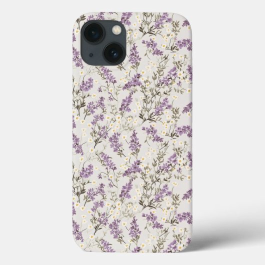 Lavendel Lila bloemontwerp Case-Mate iPhone Case (Achterkant)