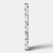 Lavendel Lila bloemontwerp Case-Mate iPhone Case (Achterkant / Links)