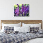 Lavendel Lila Fotodoek Canvas Afdruk (Insitu (Slaapkamer))