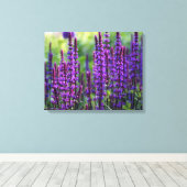 Lavendel Lila Fotodoek Canvas Afdruk (Insitu (Houten vloer))