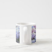 Lavendel & Lila Hortensia Hydrangea Bloemen Espresso Kop (Achterkant)