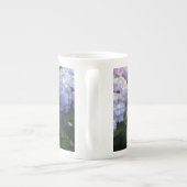 Lavendel & Lila Hortensia Hydrangea Bloemen Porselein Kop (Achterkant)