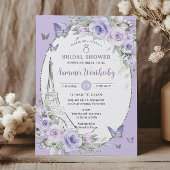 Lavendel Lila Paarse Bloemen Paris Vrijgezellenfee Kaart