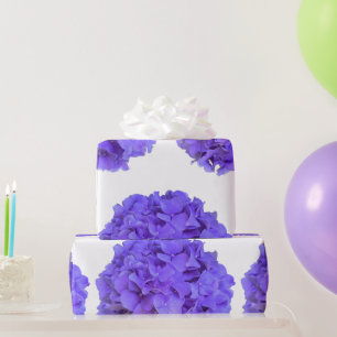 Lavendel lila paarse Hydrangea's paarse Bloemen Cadeaupapier