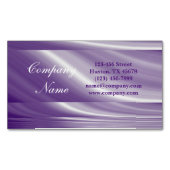 lavendel lila paarse kapsalon beauty SPA Visitekaartje Magneet (Voorkant)