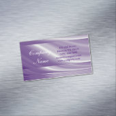 lavendel lila paarse kapsalon beauty SPA Visitekaartje Magneet (Voorbeeld)