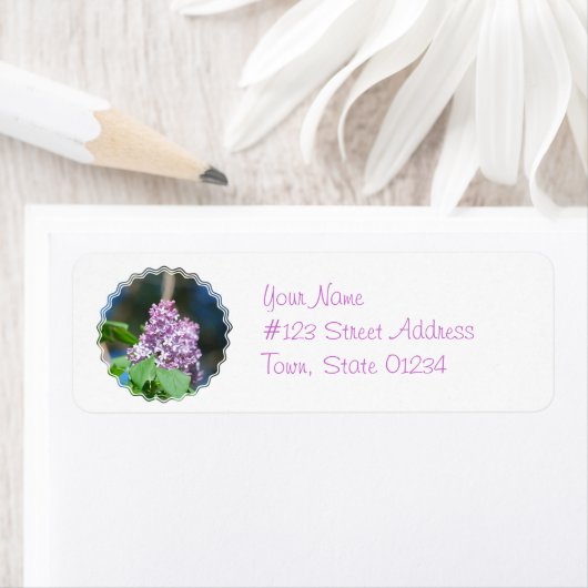 Lavendel Lilacs Mailing Labels (Insitu)