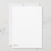 Lavendel Lilacs Sympathy Card Kaart (Achterkant)