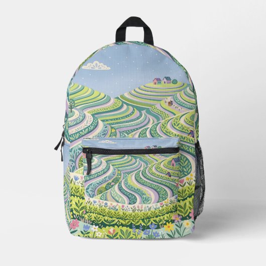 Lavendel Lime Thee Rugzak (Voorkant)