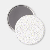 Lavendel limonade gespikkelde Stippen Magneet (Voorkant / Achterkant)