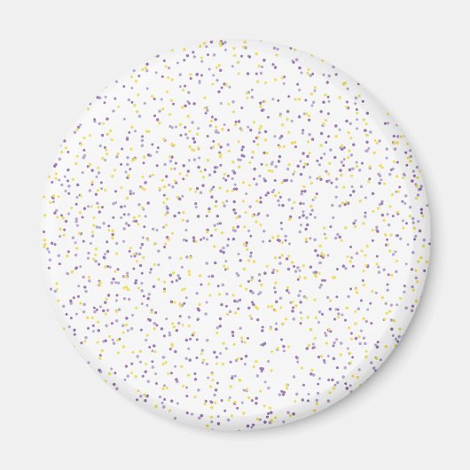 Lavendel limonade gespikkelde Stippen Magneet (Voorkant)