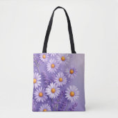 Lavendel Love & Daisy Charm Tas (Voorkant)