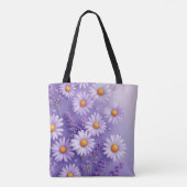 Lavendel Love & Daisy Charm Tas (Achterkant)