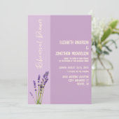 Lavendel Love repetitie diner Kaart (Staand voorkant)