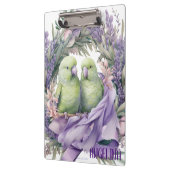Lavendel Lovebirds Klembord (Links)