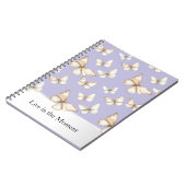 Lavendel Luchten & Vlinders Notitieboek (Linkerzijde)