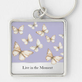 Lavendel Luchten & Vlinders Sleutelhanger