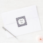Lavendel Luipaardprint Bedankt Stickers (Envelop)