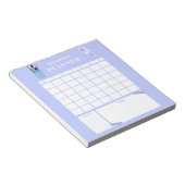 Lavendel Maandelijkse Planner Lay-out Kunst Notitieblok (Schuin)