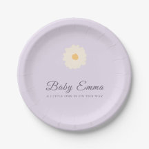 Lavendel Madeliefje Baby Emma Baby Shower