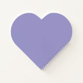Lavendel Madeliefje Hart Notitieboek (Achterkant)