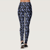 Lavendel manen en sterren hemelse patroon leggings (Achterkant)
