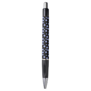 Lavendel manen en sterren hemelse patroon pen