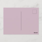 Lavendel Mauve roze Paarse geometrische Abstracte Briefkaart (Achterkant)