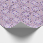 Lavendel Mauve roze Paarse geometrische Abstracte Cadeaupapier (Hoek)