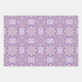 Lavendel Mauve roze Paarse geometrische Abstracte Inpakpapier Vel (Voorkant)