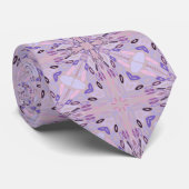 Lavendel Mauve roze Paarse geometrische Abstracte  Stropdas (Opgerold)