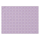 Lavendel Mauve roze Paarse geometrische Abstracte Tafelkleed (Voorkant (Horizontaal))