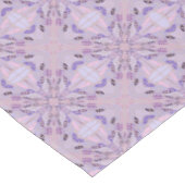 Lavendel Mauve roze Paarse geometrische Abstracte Tafelkleed (Gekanteld)