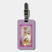 lavendel mermaid bagagelabel (Voorkant verticaal)