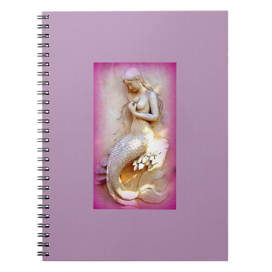 lavendel mermaid notitieboek (Voorkant)