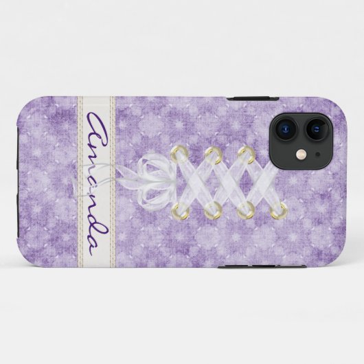 Lavendel met lint Case-Mate iPhone case (Achterkant (horizontaal))