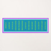 Lavendel met Shri Yogamat (Achterkant (horizontaal))