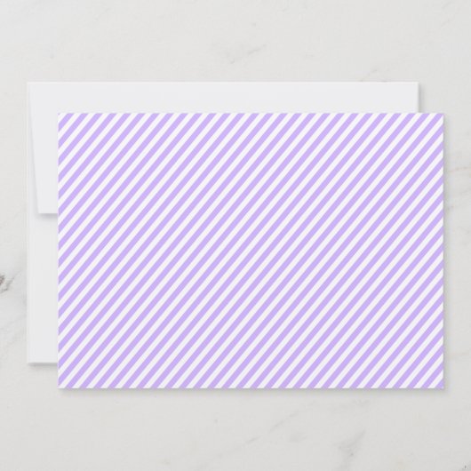 Lavendel Metselen Pot Monogram Opslaan De Datum Kaart (Achterkant)