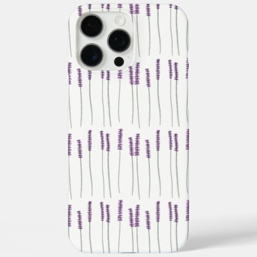 Lavendel – Minimaal botanisch telefoonhoesje Case-Mate iPhone Case (Achterkant)