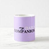 Lavendel minimalistisch koffiemok (Center)