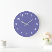 Lavendel Minimalistische Acryl Wandklok (Huis)