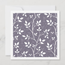Lavendel Minimalistische Botanische Geweven Takken