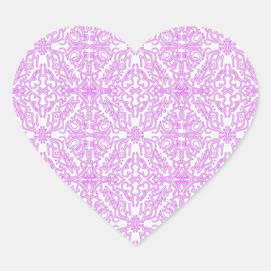 Lavendel Mint Mandala Sticker (Voorkant)