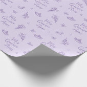 Lavendel Mis Quince Años Quinceanera Cadeaupapier (Hoek)