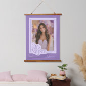 Lavendel Mis Quince Quinceañera Foto Hangend Wandkleed (Slaapkamer)