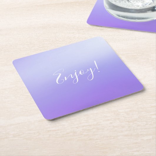 Lavendel Mist Papier Onderzetter (Schuin)