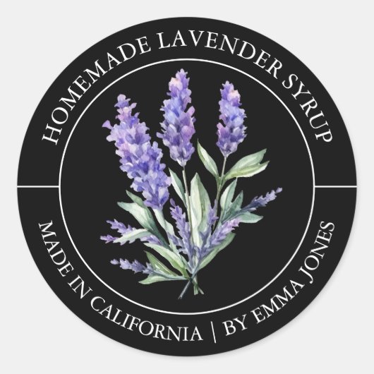 Lavendel Modern label (Voorkant)