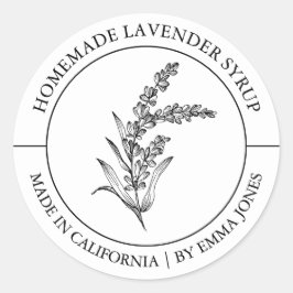 Lavendel Modern label