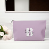 Lavendel Moderne Minimalistische Monogrammed Etui