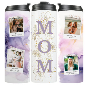 Lavendel Moeder Foto Koffie Reis Tumbler Mok